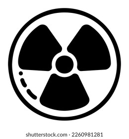 icon ecology nuclear illustration for web, app, infographic etc