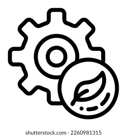 icon ecology sustainability illustration for web, app, infographic etc