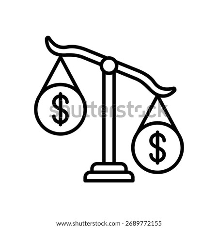 The icon of economic instability causes inequality in the value of money