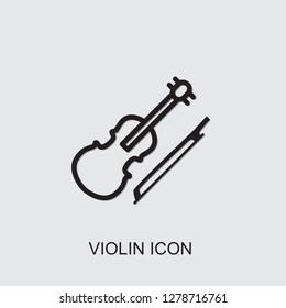  icon . Editable outline  icon from music. Trendy  icon for web and mobile.
