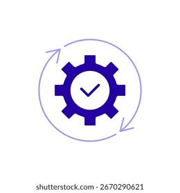 Icon a efficiency, isolated against a clean background.