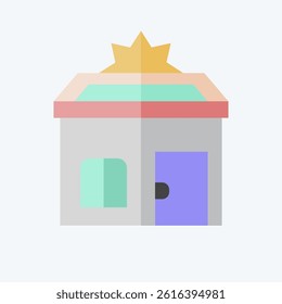 Icon Efficient Save the World. related to Save the World symbol. flat style