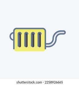 Icon Ehaust System. related to Car Service symbol. Doodle Style. repairin. engine. simple illustration