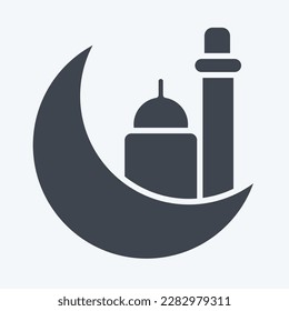 Icon Eid. related to Eid Al Fitr symbol. islamic. ramadhan. simple illustration