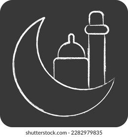 Icon Eid. related to Eid Al Fitr symbol. islamic. ramadhan. simple illustration