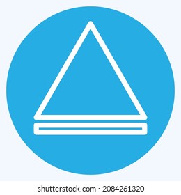 Icono Exyección - Estilo Ojos azules - Ilustración simple,Actrazo editable,Vector de plantilla de diseño, Buena para impresiones, afiches, anuncios, anuncios, gráficos de información, etc.