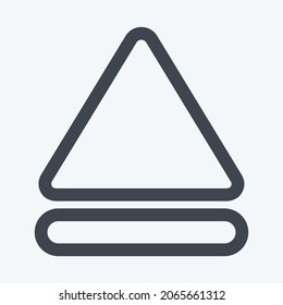 Icono Exyecto - Estilo de línea - Ilustración simple, trazo editable, vector de plantilla de diseño, Buena para impresiones, carteles, anuncios, anuncios, gráficos de información, etc.