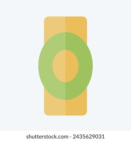 Icon Elbow Protector. related to Hockey Sports symbol. flat style. simple design editable