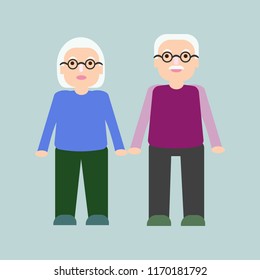 
Icon of an elderly couple