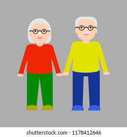 
Icon of an elderly couple