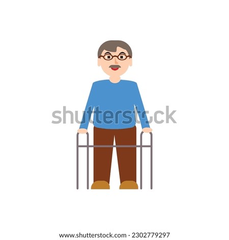 
Icon of the elderly man and woman