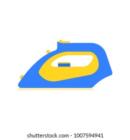 Icon electric iron in flat style