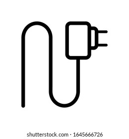 icon electric plug. Electric plug icon with a trendy style. vector illustration
