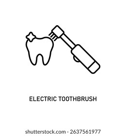 Icon a electric toothbrush, isolated against a clean background.