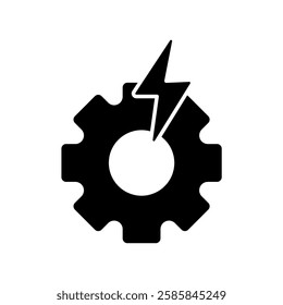 Icon a electrical, isolated against a clean background.
