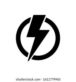 icon ELECTRICITY  vector illustration logo template for many purpose. Isolated on white background