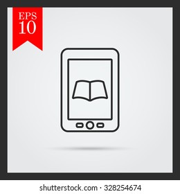 Icon of electronic book