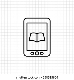 Icon of electronic book