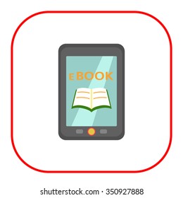 Icon of electronic book
