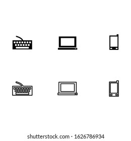 icon electronic set  for website or ui design