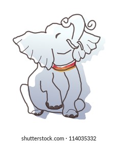 elefante de icono