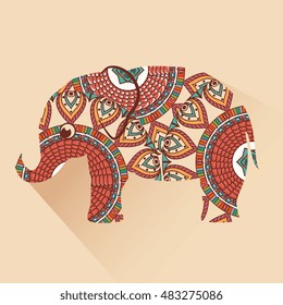 icon elephant design isolated