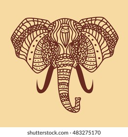 icon elephant design isolated