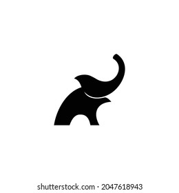 icon elephant logo vector illustration - editable