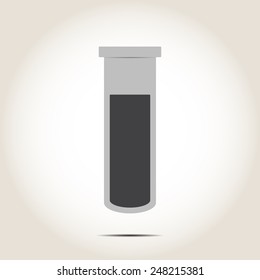 Icon  e-mail address on a gray background