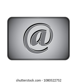 

An icon with an e-mail badge