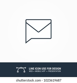 icon email bubble