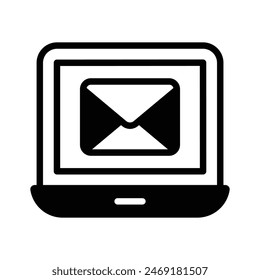 An icon of email in modern and unique style