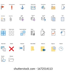 Icon-E-Mail und andere: Hier sind die E-Mail & verschiedene Arten von Vektorillustration Symbol.