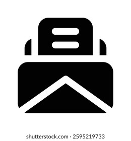 icon email with style glyph