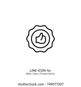 Icon emblem like graphic design single icon vector
