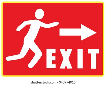 Icon of the emergency exit