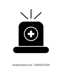 Icon a EMERGENCY, isolated against a clean background.