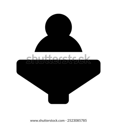 An icon employee filter, ready to use vector