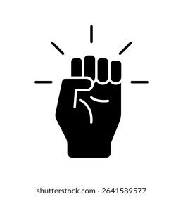 Icon a empowerment, isolated against a clean background.