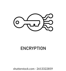 Icon a encryption, isolated against a clean background.