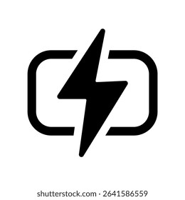 Icon a energy, isolated against a clean background.