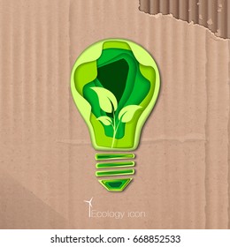 Icon of energy saving