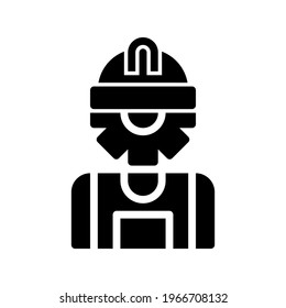 Icon Engineer With Style Glyph