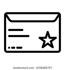La ilustración de sobre de iconos puede utilizarse para la información de la aplicación web, etc