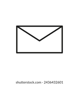 Icon envelope. Mail, communication ease. Business, contact element. Vector illustration. EPS 10.