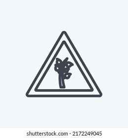Icon Environment. suitable for Community symbol. line style. simple design editable. design template vector. simple symbol illustration