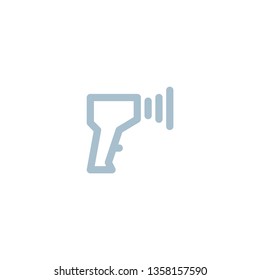 icon, epilator, line 2 pixels, 24x24