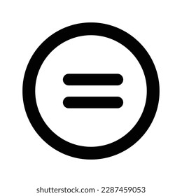 icon equals vector illustration design