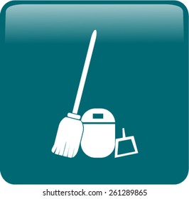 icon of equipmebt for cleaning