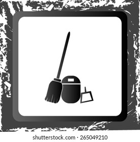 icon of equipmebt for cleaning